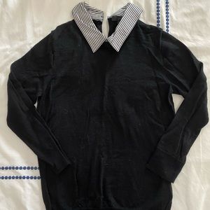 J crew Tippi sweater with built-in collar